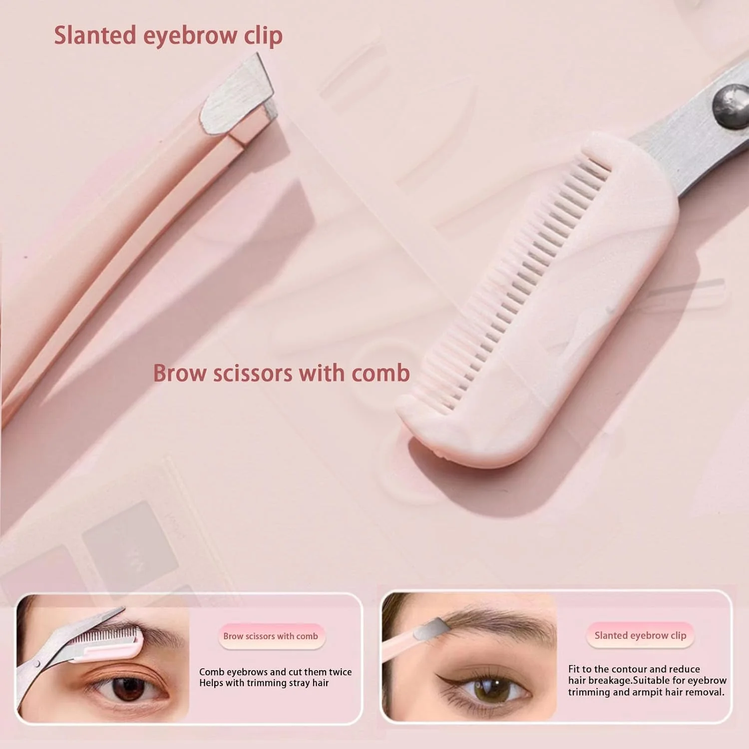 قیچی ابرو 5 در 1 Sumlache به همراه شانه، ست قیچی ابرو حرفه ای و دقیق به همراه شانه، تیغ ابرو کوچک برای زنان و مردان، قیچی اصلاح ابرو، کیت آرایش ابرو، ابزار زیبایی برای از بین بردن مو قیچی ابرو 5 در 1 Sumlache به همراه شانه، ست قیچی ابرو حرفه ای و دقیق به همراه شانه، تیغ ابرو کوچک برای زنان و مردان، قیچی اصلاح ابرو، کیت آرایش ابرو، ابزار زیبایی برای از بین بردن مو