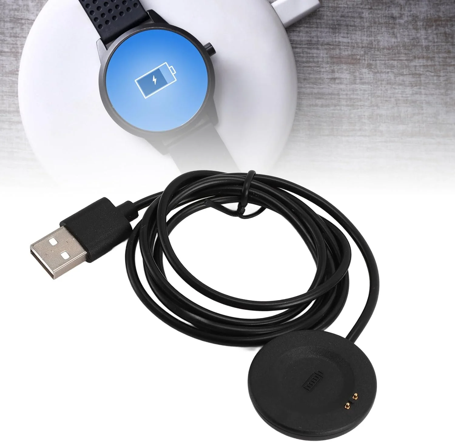 کابل شارژر USB ساعت هوشمند برای ITouch Air 4, Air 3, Air SE, Sport, Sport 3, Sport 4 و 3، کابل شارژ مغناطیسی جایگزین برای ساعت هوشمند، 1 متر کابل شارژر USB ساعت هوشمند برای ITouch Air 4, Air 3, Air SE, Sport, Sport 3, Sport 4 و 3، کابل شارژ مغناطیسی جایگزین برای ساعت هوشمند، 1 متر