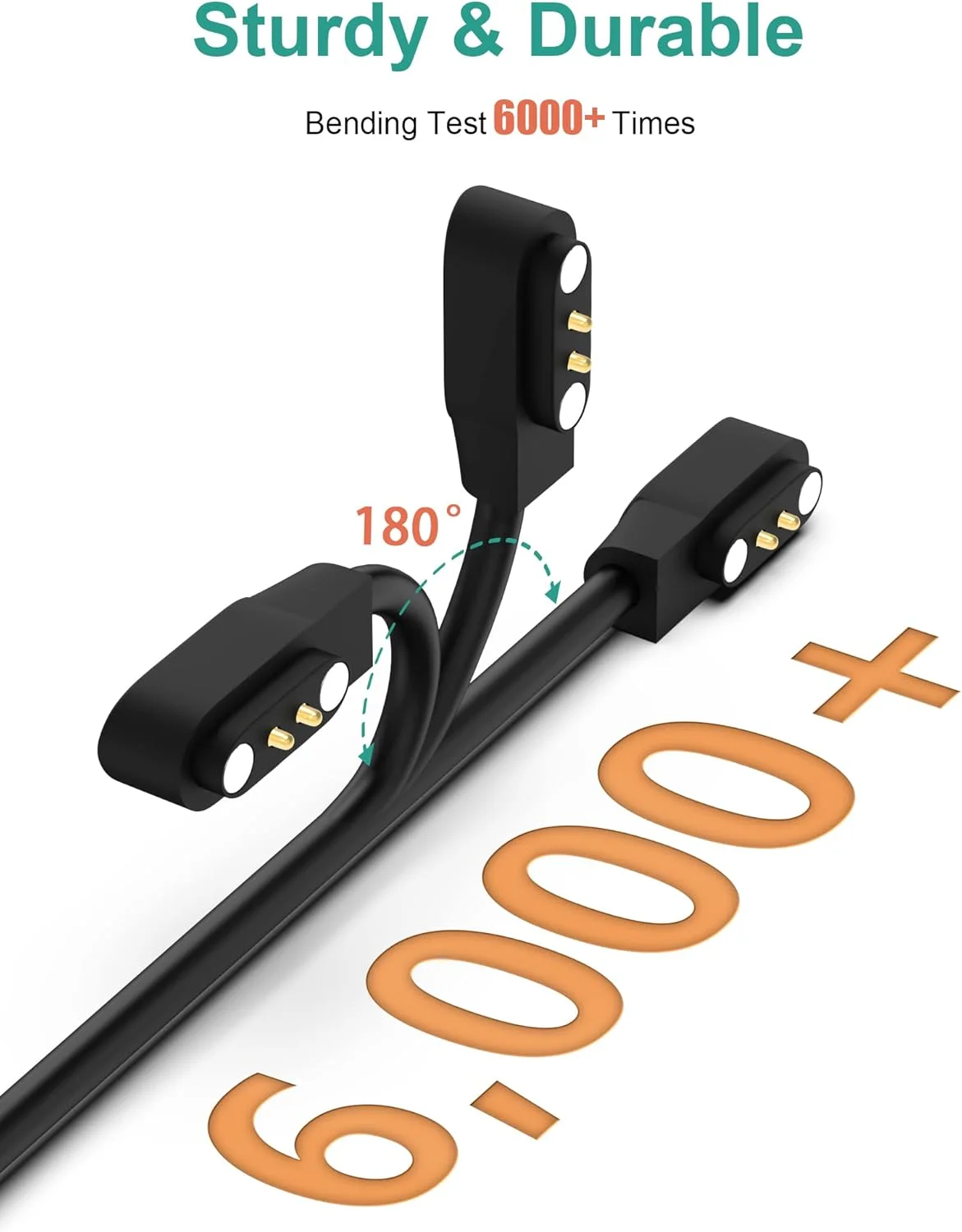 کابل شارژر ساعت هوشمند Bicmice برای YAMAY VeryFitPro SW023 ID205L SW021 ID205U ID205S SW025 Uwatch 3S 3 2 2S کابل شارژ مغناطیسی USB