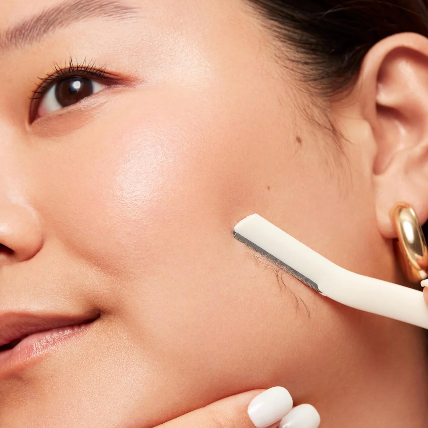 تیغ های از بین برنده موهای زائد صورت رولون، تیغ اصلاح و درماپلنینگ، لوازم آرایشی، استیل ضد زنگ (بسته 2 عددی)