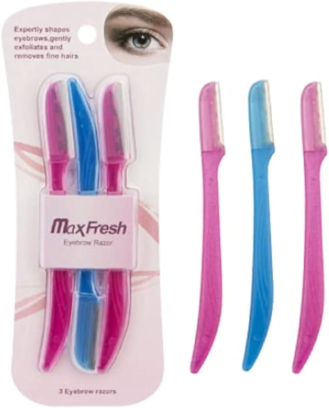 ابزار پوستی برای خرید محصولات، 3 عدد | تیغ ابرو، تیغ صورت زنانه، پلین پوست