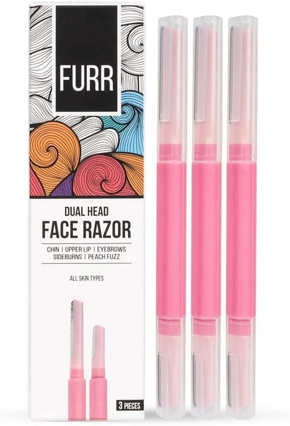 تیغ صورت دو سر PEE SAFE Furr، بسته 3 عددی