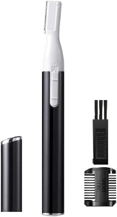 موکن ابرو Oasisgalore، ریش تراش ابرو زنانه، اصلاح کننده ابرو قابل شارژ، فرم دهنده ابرو قابل حمل، موکن بیکینی، اپیلاتور برقی، لوله آلومینیومی، شانه ابرو