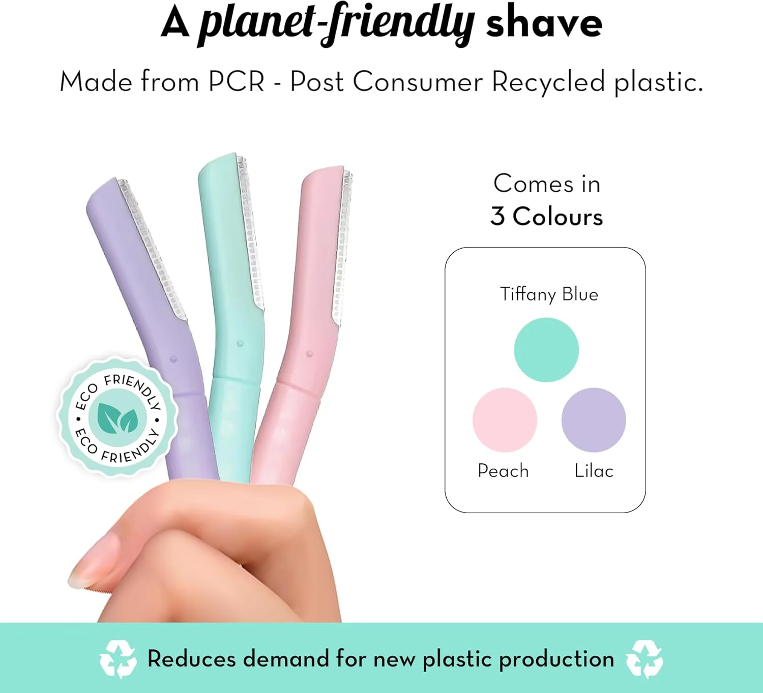 تیغ اصلاح صورت مخملی بی نقص و قابل استفاده مجدد برای بانوان (بسته 3 عددی) | تیغ ابرو و صورت با تیغه فولادی آلمانی تک | از بین بردن فوری و بدون درد موهای لب بالا، پیشانی، خط ریش | جلوگیری از تیغ تیغ اصلاح صورت مخملی بی نقص و قابل استفاده مجدد برای بانوان (بسته 3 عددی) | تیغ ابرو و صورت با تیغه فولادی آلمانی تک | از بین بردن فوری و بدون درد موهای لب بالا، پیشانی، خط ریش | جلوگیری از تیغ