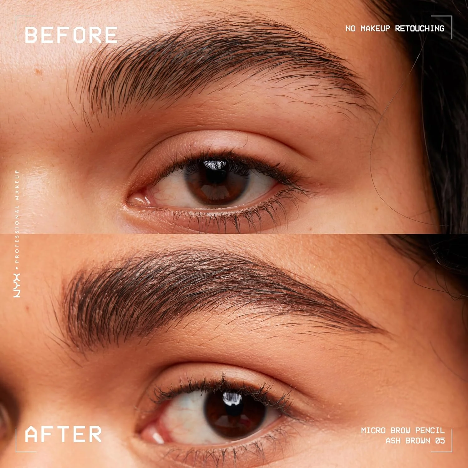 مداد ابرو میکرو NYX Professional Makeup، فوق العاده ظریف، دو طرفه، مداد ابرو دقیق با نوک جمع شونده و برس اسپولی، رنگ: قهوه ای خاکستری (05) مداد ابرو میکرو NYX Professional Makeup، فوق العاده ظریف، دو طرفه، مداد ابرو دقیق با نوک جمع شونده و برس اسپولی، رنگ: قهوه ای خاکستری (05)