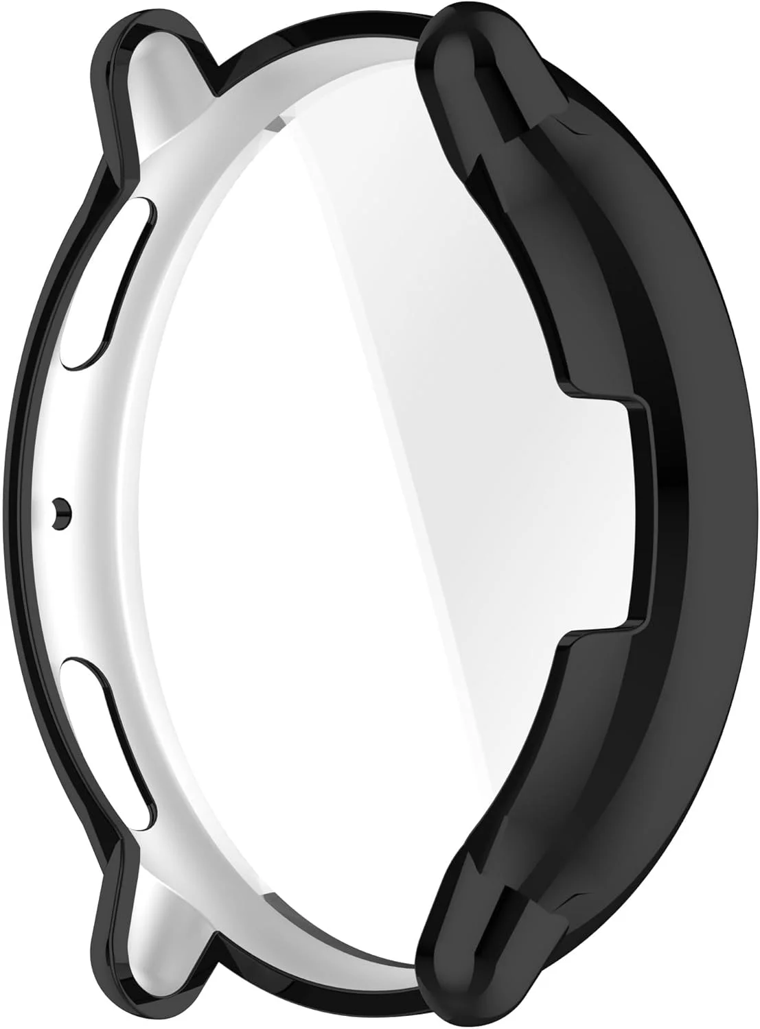 محافظ سیلیکونی نرم SKEIDO مناسب برای Amazfit Active 2، پوشش محافظ تمام اطراف TPU سازگار با ساعت هوشمند Amazfit Active 2 (مشکی)