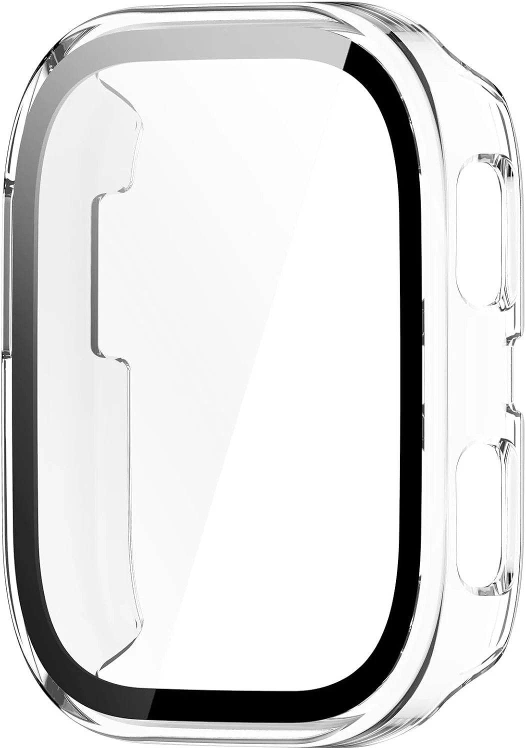 قاب محافظ ساعت هوشمند Amazfit Bip 6، کاور محافظ با محافظ صفحه نمایش شیشه ای حرارت دیده 9H داخلی، بدنه PC سخت، نصب آسان، سازگار با Amazfit Bip 6 46mm (شفاف) - 2 در 1 قاب محافظ ساعت هوشمند Amazfit Bip 6، کاور محافظ با محافظ صفحه نمایش شیشه ای حرارت دیده 9H داخلی، بدنه PC سخت، نصب آسان، سازگار با Amazfit Bip 6 46mm (شفاف) - 2 در 1