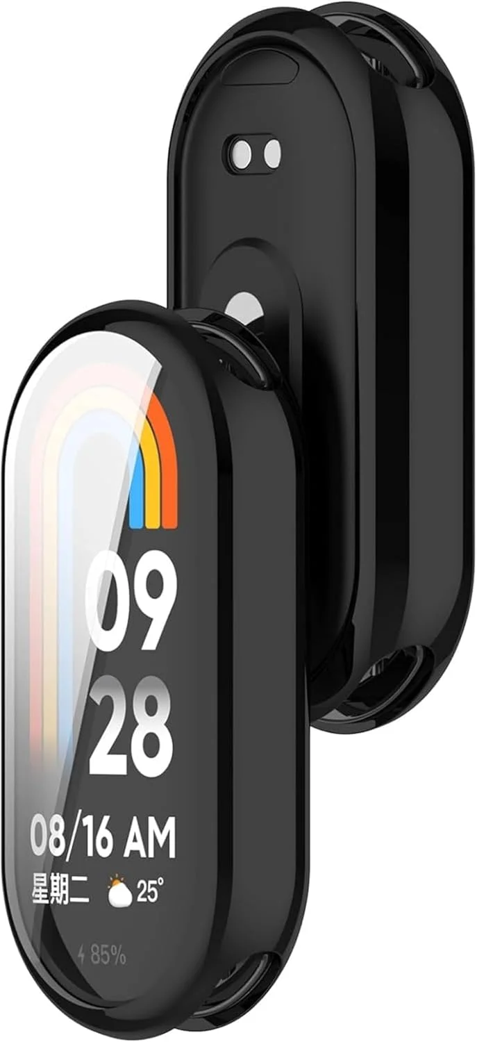 محافظ صفحه نمایش و بدنه سازگار با شیائومی اسمارت بند 10/10 NFC، کاور TPU انعطاف پذیر ضد ضربه و ضد خش برای ساعت هوشمند (مشکی، یک عدد) محافظ صفحه نمایش و بدنه سازگار با شیائومی اسمارت بند 10/10 NFC، کاور TPU انعطاف پذیر ضد ضربه و ضد خش برای ساعت هوشمند (مشکی، یک عدد)