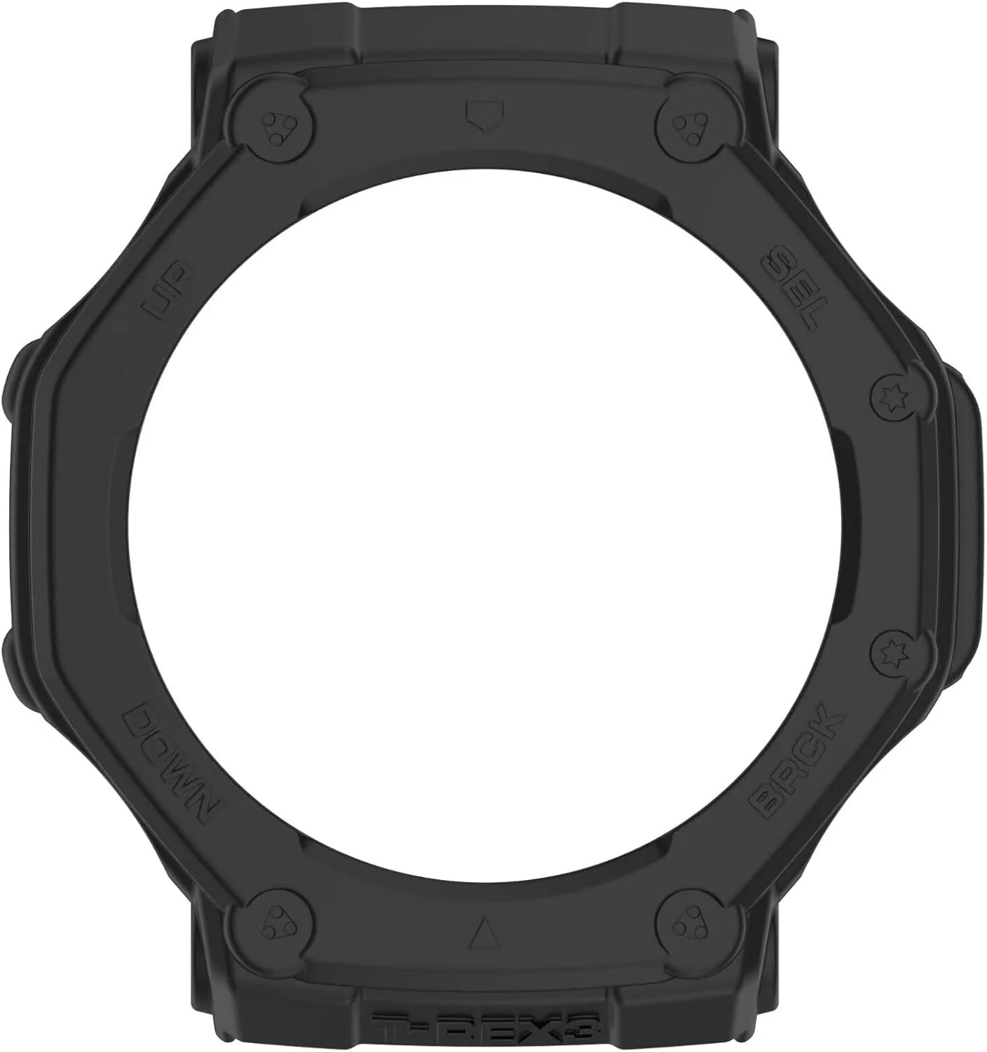 محافظ صفحه نمایش Skeido برای Amazfit T-Rex 3، جنس TPU نرم و مقاوم در برابر خراش، سازگار با ساعت هوشمند Amazfit T-Rex 3 (مشکی)