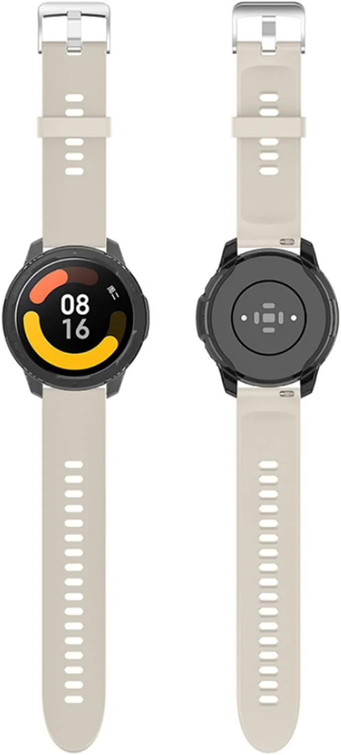 قاب محافظ صفحه نمایش SKEIDO مناسب برای ساعت هوشمند شیائومی Mi Watch S1 Active / Color2، کاور محافظ بامپر برای ساعت Mi Watch S1 Active