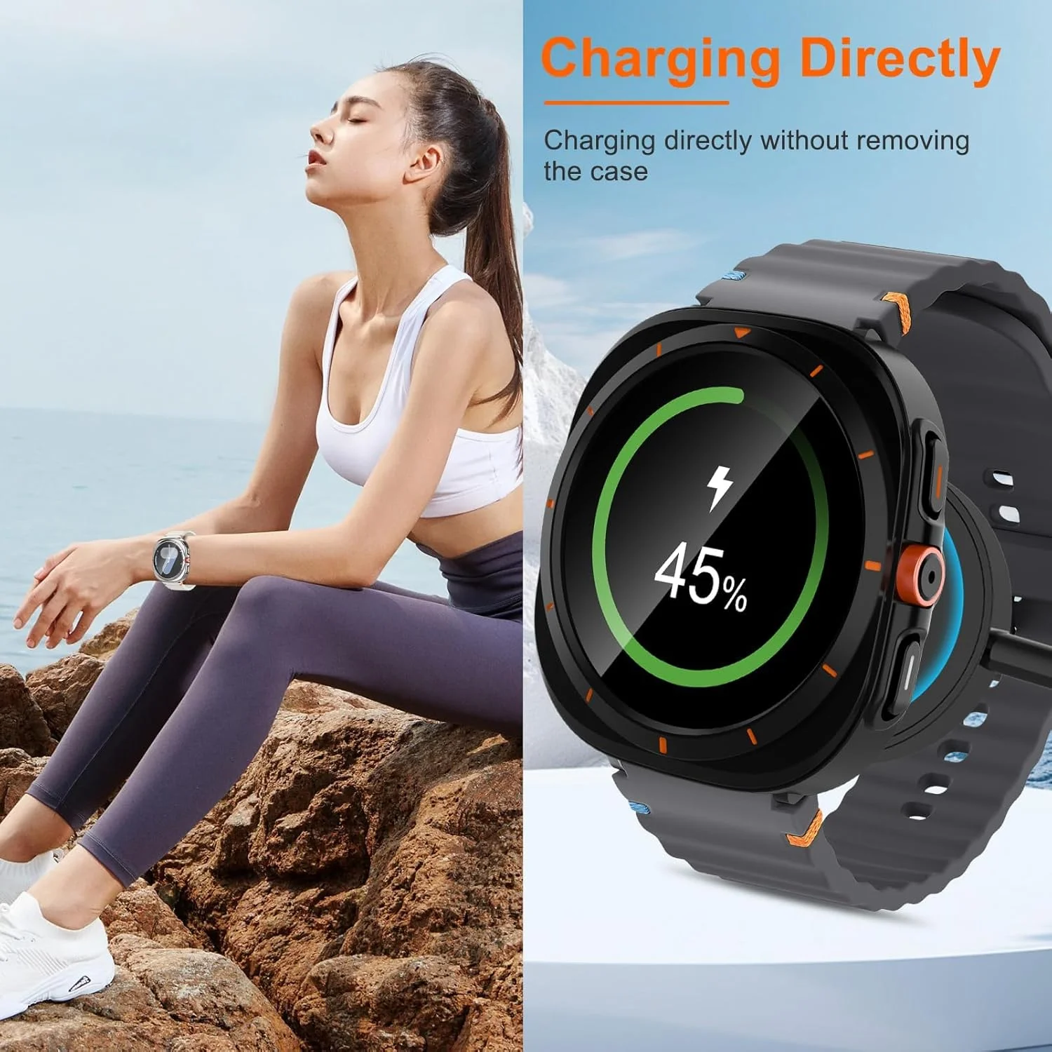 محافظ صفحه نمایش و قاب NALACAL برای ساعت هوشمند سامسونگ گلکسی واچ Ultra، لوازم جانبی پوشش شیشه ای حرارت دیده 44 و 47 میلی متری، محافظ کامپیوتر بادوام و مات محافظ صفحه نمایش و قاب NALACAL برای ساعت هوشمند سامسونگ گلکسی واچ Ultra، لوازم جانبی پوشش شیشه ای حرارت دیده 44 و 47 میلی متری، محافظ کامپیوتر بادوام و مات