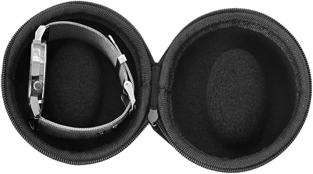 جعبه های مسافرتی ساعت Ldirect بسته 2 عددی، جعبه های نگهداری ساعت تکی با زیپ برای اکثر ساعت های هوشمند و مچی تا 50 میلی متر