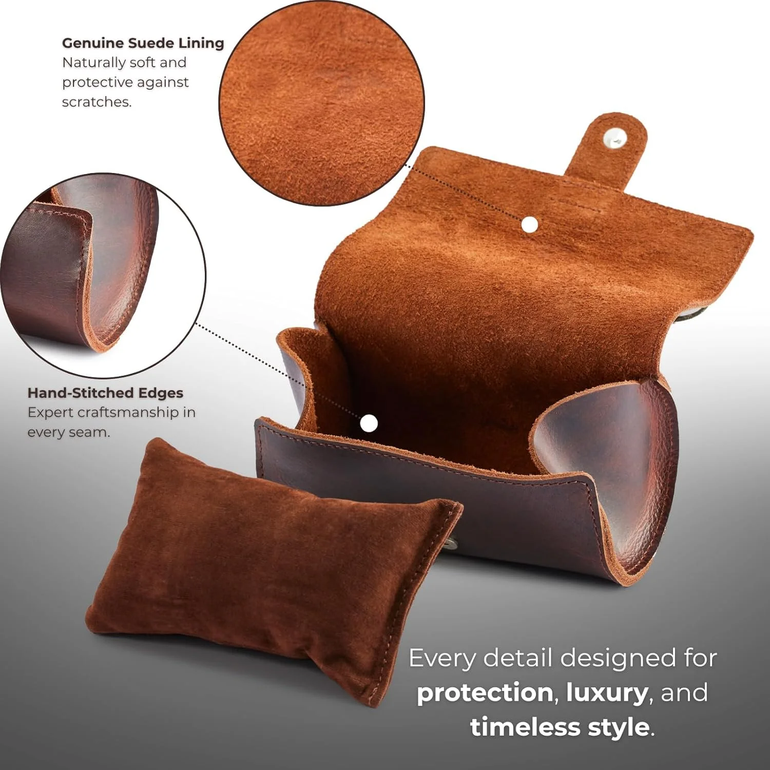 کیف مسافرتی ساعت چرمی اصل - مناسب برای نگهداری 2 ساعت | جعبه نگهداری لوکس و جمع و جور با بالشتک | نظم دهنده ساعت مردانه برای سفرهای کاری و هدیه (مشکی، آستر RFID) کیف مسافرتی ساعت چرمی اصل - مناسب برای نگهداری 2 ساعت | جعبه نگهداری لوکس و جمع و جور با بالشتک | نظم دهنده ساعت مردانه برای سفرهای کاری و هدیه (مشکی، آستر RFID)