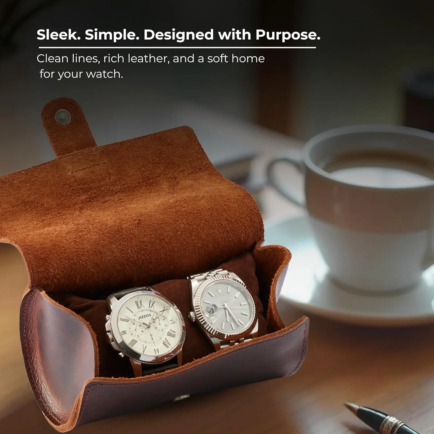 کیف مسافرتی ساعت چرمی اصل - مناسب برای نگهداری 2 ساعت | جعبه نگهداری لوکس و جمع و جور با بالشتک | نظم دهنده ساعت مردانه برای سفرهای کاری و هدیه (مشکی، آستر RFID) کیف مسافرتی ساعت چرمی اصل - مناسب برای نگهداری 2 ساعت | جعبه نگهداری لوکس و جمع و جور با بالشتک | نظم دهنده ساعت مردانه برای سفرهای کاری و هدیه (مشکی، آستر RFID)