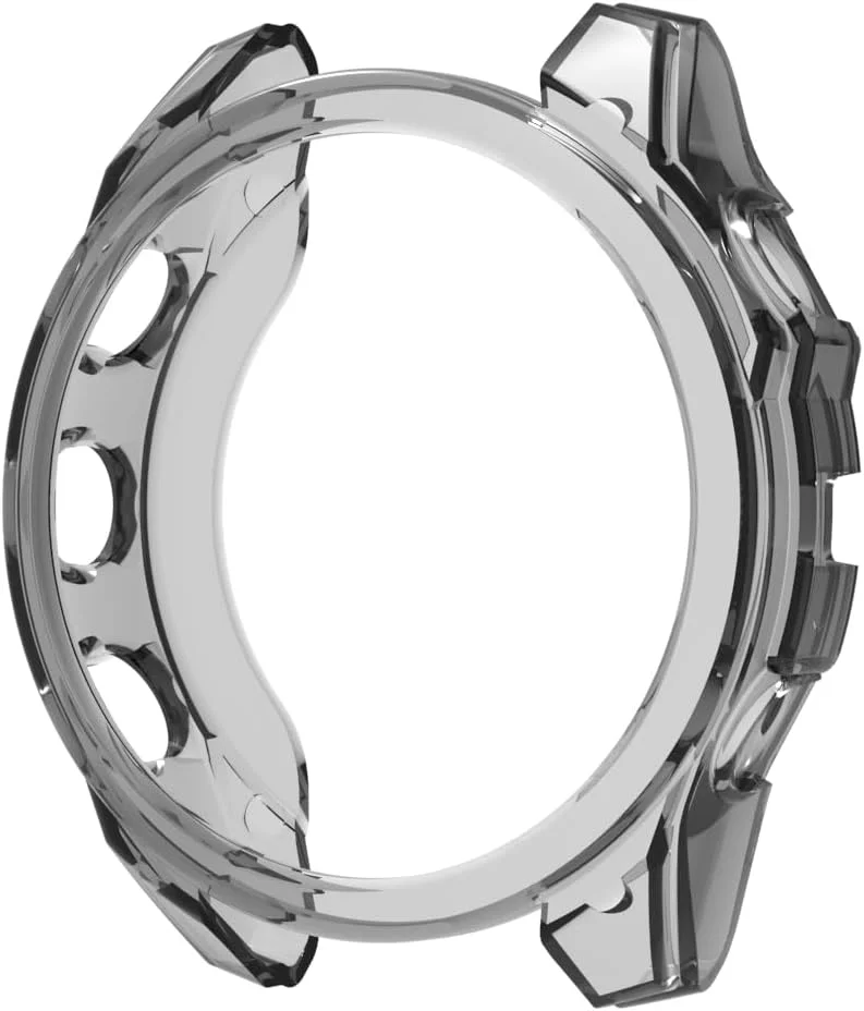 محافظ قاب دادو سازگار با ساعت هوشمند گارمین فنیکس 8، قاب کامل TPU (مشکی، 51 میلی‌متر)