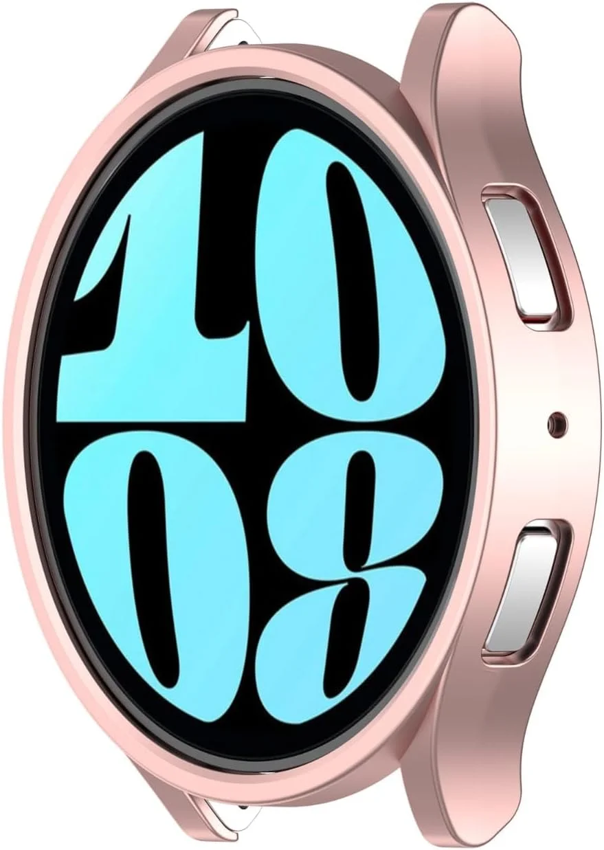 محافظ قاب ساعت دادو سازگار با ساعت هوشمند سامسونگ گلکسی واچ 6، قاب ساعت پلاستیکی توخالی (44 میلی متر، رزگلد) محافظ قاب ساعت دادو سازگار با ساعت هوشمند سامسونگ گلکسی واچ 6، قاب ساعت پلاستیکی توخالی (44 میلی متر، رزگلد)