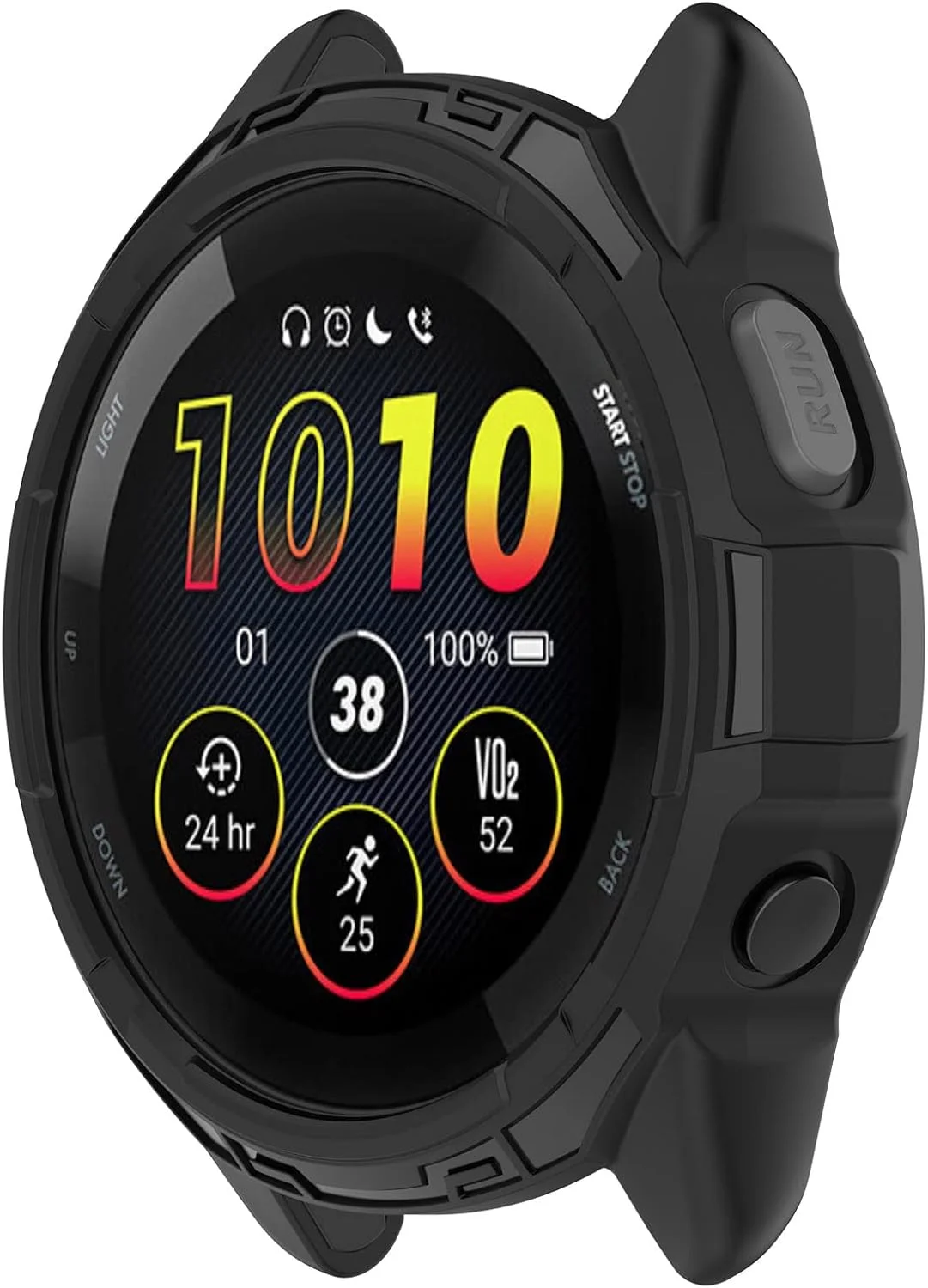 محافظ صفحه نمایش سازگار با Garmin Forerunner 265 AWADUO، کاور محافظ PC ساعت هوشمند، لوازم جانبی ساعت هوشمند با پوسته نرم