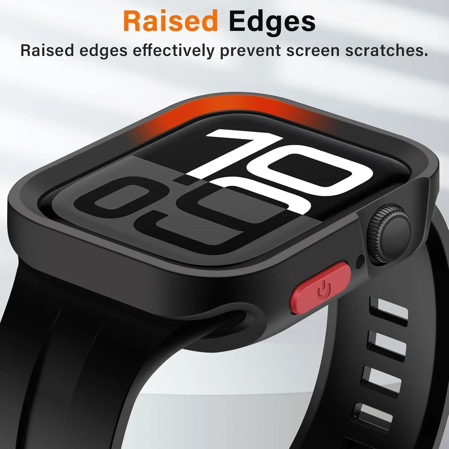 کاور محافظ آپتویی برای ساعت، 2 عدد قاب شفاف فوق العاده نازک برای ساعت هوشمند 46 میلی متری، طراحی ضد خش و مقاوم در برابر افتادن برای استفاده روزمره و سبک زندگی فعال