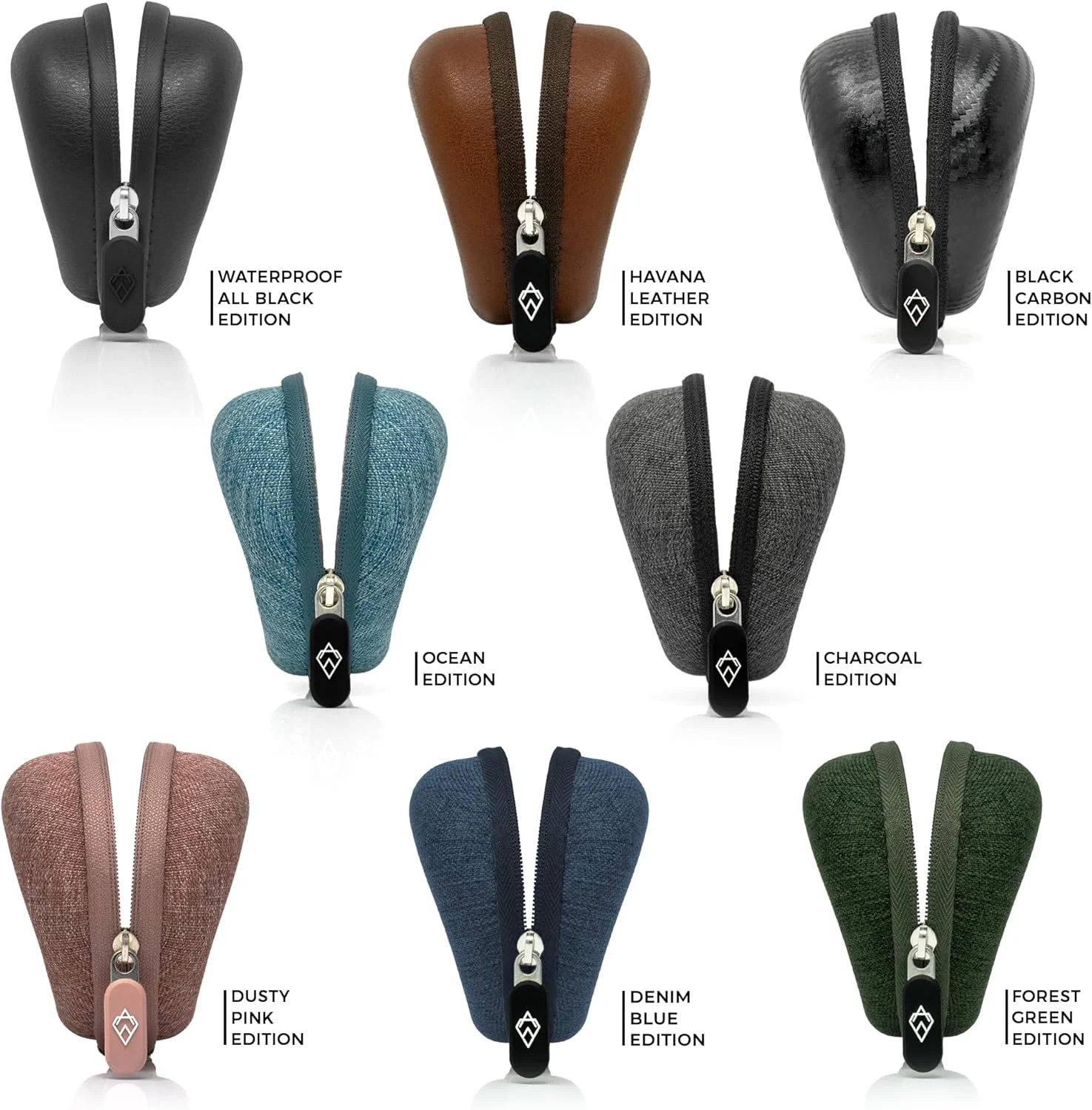 جعبه ساعت AKIELO - پارچه تمیز کننده و جعبه هدیه - برای ساعت های مچی مردانه و زنانه و ساعت های هوشمند تا 54 میلی متر (نسخه خاکستری ذغالی)