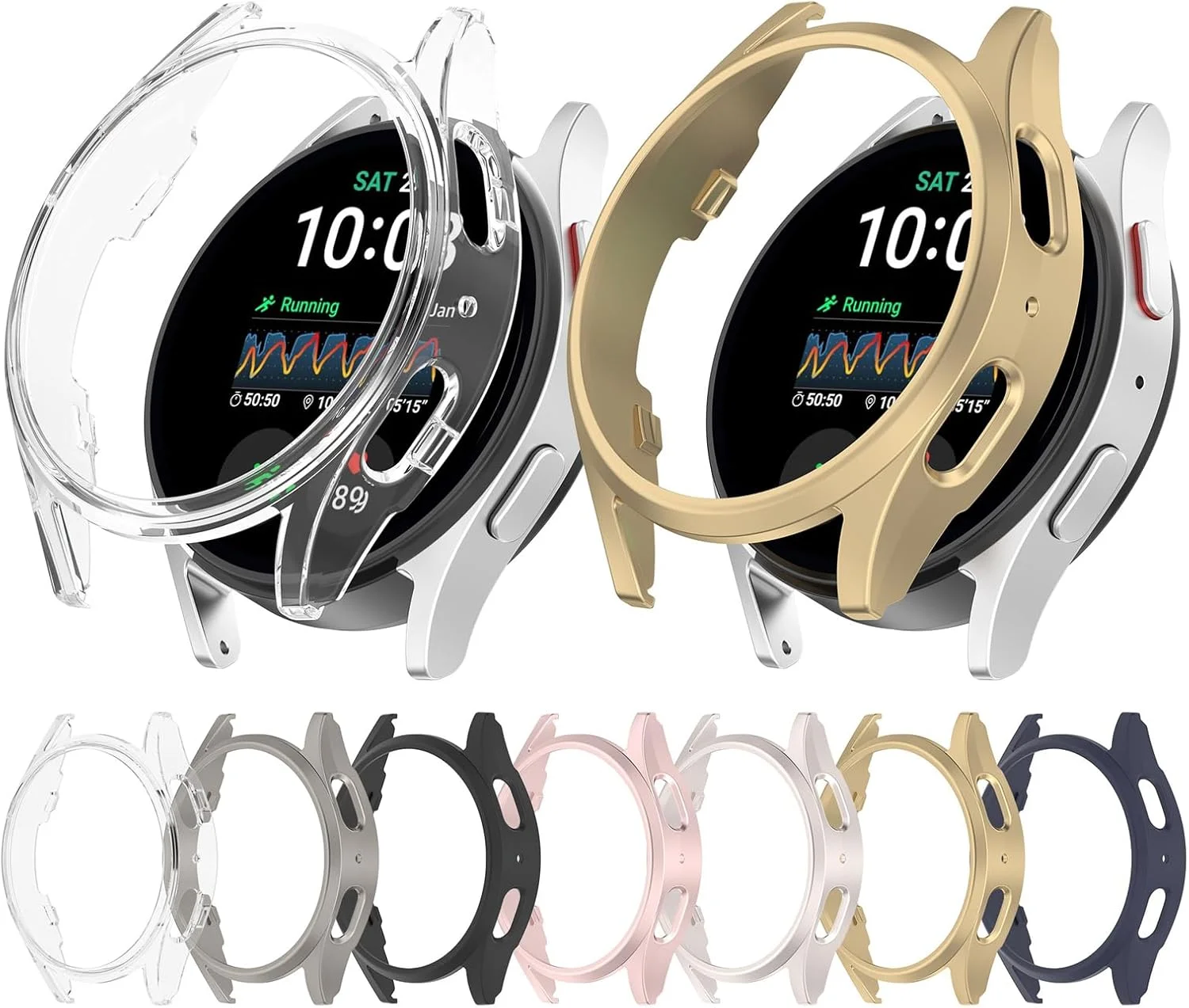 کاور محافظ ساعت هوشمند AWADUO سازگار با ساعت سامسونگ گلکسی واچ 7 سایز 40 میلیمتر، جنس PC، ضد ضربه (مشکی) کاور محافظ ساعت هوشمند AWADUO سازگار با ساعت سامسونگ گلکسی واچ 7 سایز 40 میلیمتر، جنس PC، ضد ضربه (مشکی)