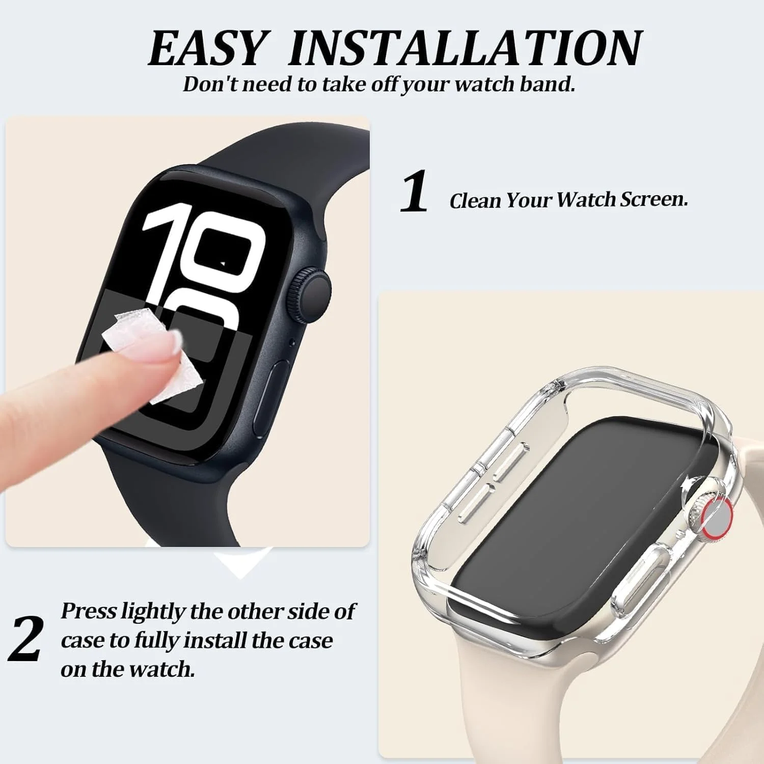 محافظ بامپر ساعت Aputue، پوشش PC سخت و مقاوم در برابر خراش باریک برای ساعت هوشمند 46 میلی متری، طراحی لبه های برجسته برای ایمنی صفحه نمایش، محافظت سبک و بادوام برای استفاده روزانه. محافظ بامپر ساعت Aputue، پوشش PC سخت و مقاوم در برابر خراش باریک برای ساعت هوشمند 46 میلی متری، طراحی لبه های برجسته برای ایمنی صفحه نمایش، محافظت سبک و بادوام برای استفاده روزانه.