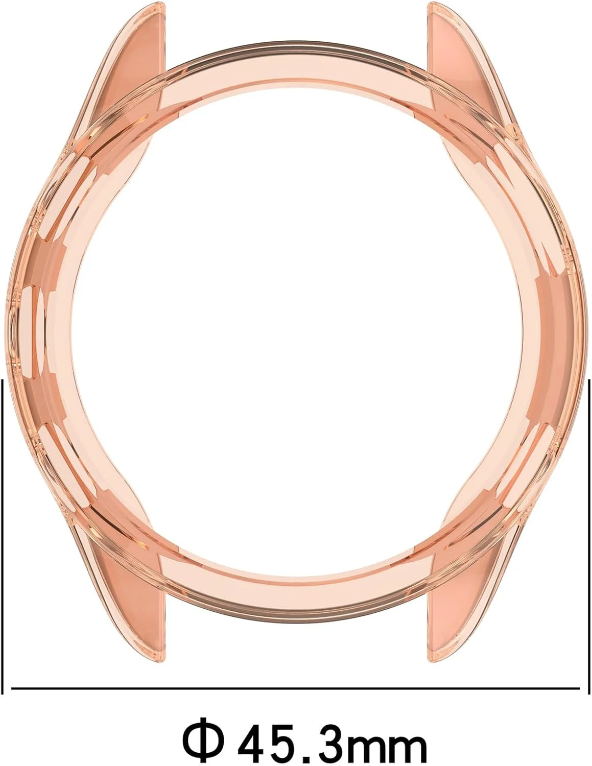 کاور محافظ دیسکول سازگار با ساعت هوشمند گارمین Forerunner 165/Forerunner 165 Music، قاب محافظ نرم TPU ضد ضربه و لوازم جانبی ساعت (مشکی)