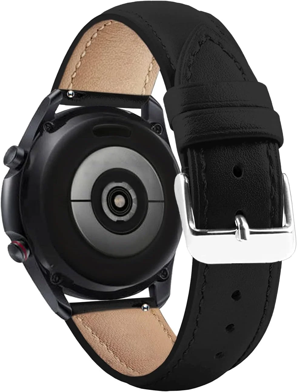 بند ساعت هوشمند با قابلیت رهاسازی سریع وان اشلون سازگار با Amazfit Pace 2s بند جایگزین چرمی مصنوعی