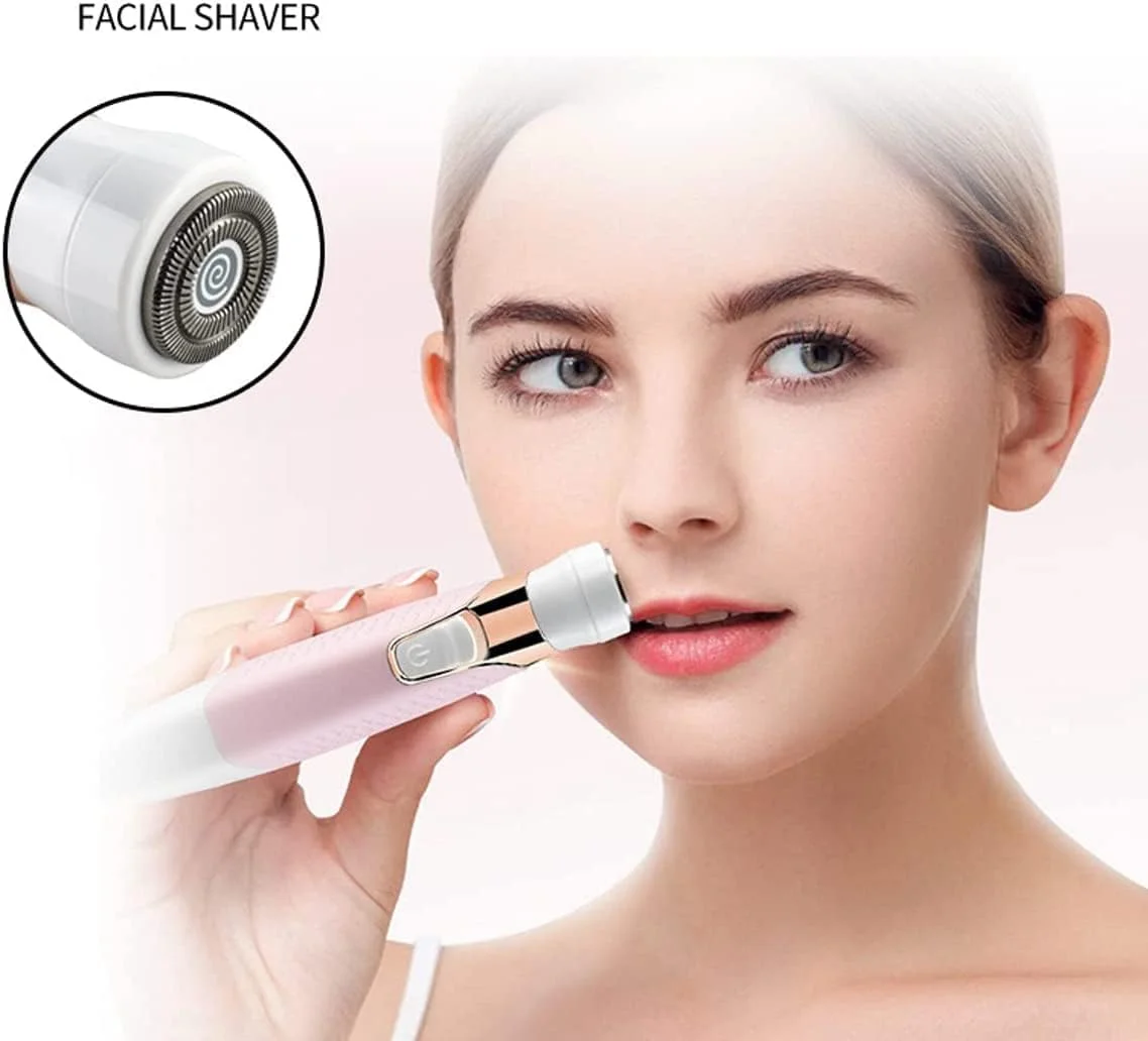 ماشین اصلاح برقی زنانه MIKUER، موبر صورت زنانه برای صورت، ابرو، بینی، پاها، موهای زائد ناحیه تناسلی، تریمر بیکینی، ماشین اصلاح بدون درد و بی عیب و نقص، قابل شارژ USB و ضد آب ماشین اصلاح برقی زنانه MIKUER، موبر صورت زنانه برای صورت، ابرو، بینی، پاها، موهای زائد ناحیه تناسلی، تریمر بیکینی، ماشین اصلاح بدون درد و بی عیب و نقص، قابل شارژ USB و ضد آب