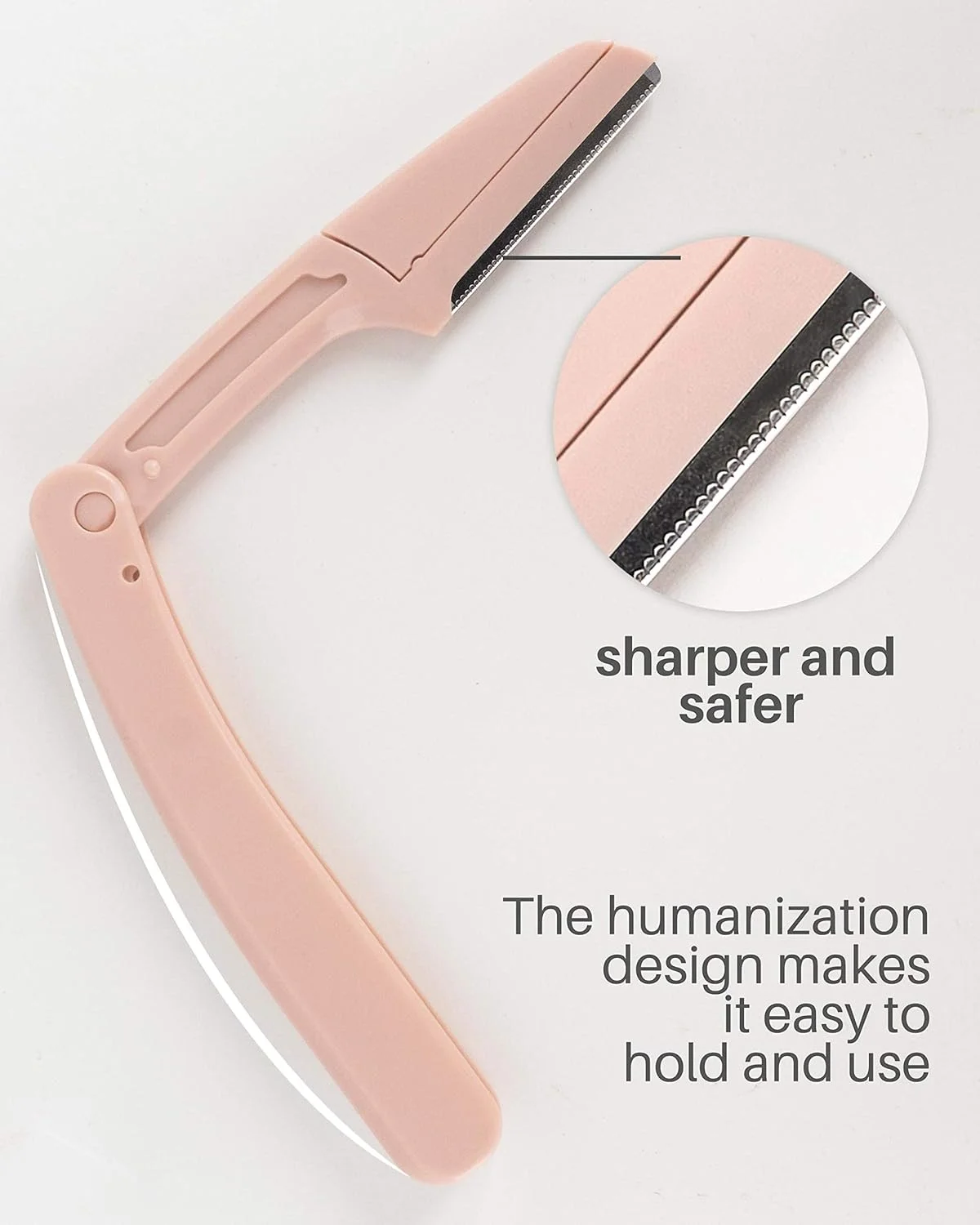 تیغ ابرو تاشو زنانه MAKINGTEC، بسته 24 عددی، تیغ چند منظوره درماپلنینگ صورت، از بین بردن موهای زائد و کرکی، ابزار مراقبت از پوست خانگی برای زنان و مردان (سفید، سبز، صورتی)