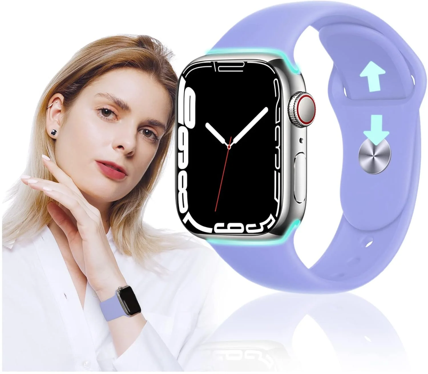 بند ساعت Kalevel، بندهای جایگزین قابل تنظیم، بند سیلیکونی ساعت مچی، سازگار جهانی با بندهای ساعت Apple Watch iWatch Ultra SE Series 8 7 6 5 4 3 2 1