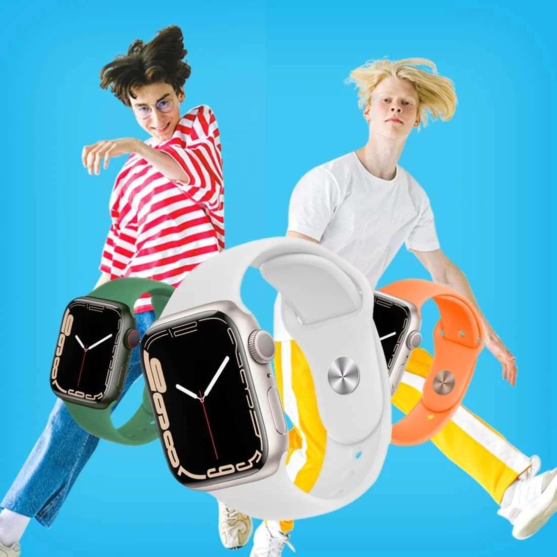 بند ساعت Kalevel، بندهای جایگزین قابل تنظیم، بند سیلیکونی ساعت مچی، سازگار جهانی با بندهای ساعت Apple Watch iWatch Ultra SE Series 8 7 6 5 4 3 2 1