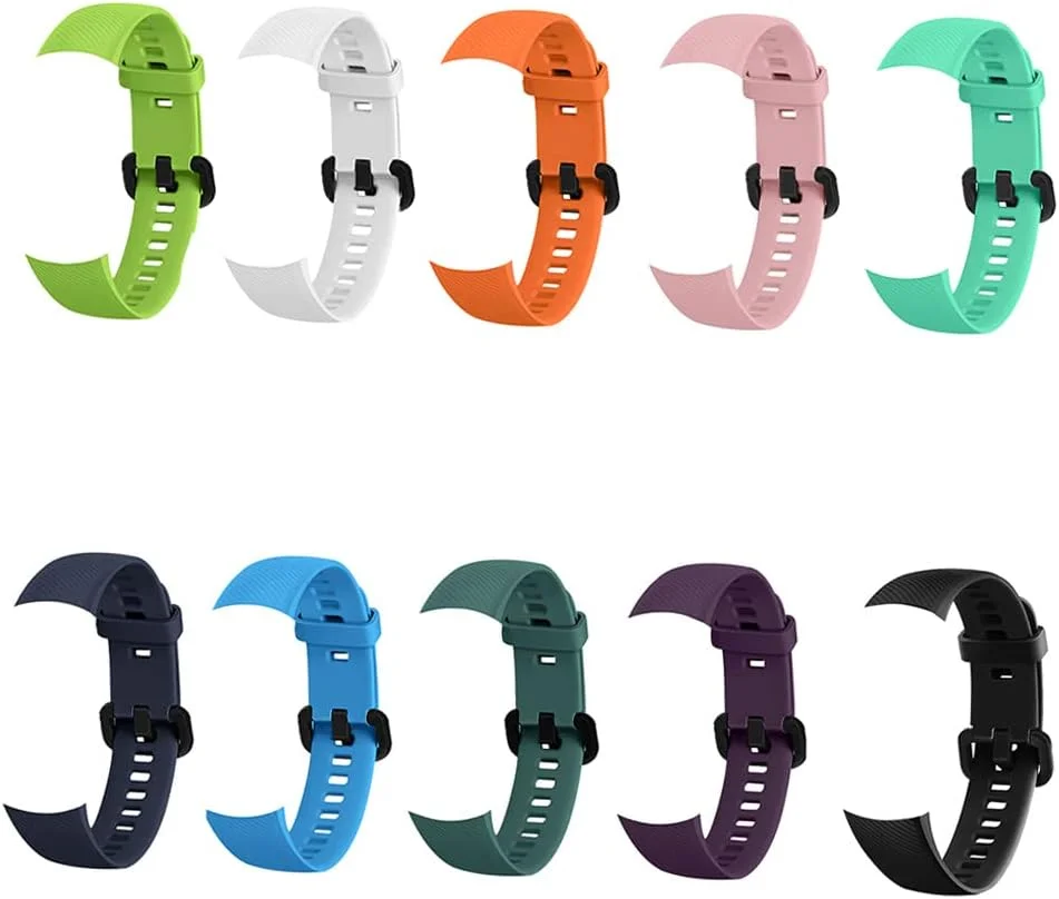 بند ساعت هوشمند Irovami، دستبند سیلیکونی جایگزین، لوازم جانبی بند ساعت، کمربند ساعت زنانه مردانه، سازگار با بند 5
