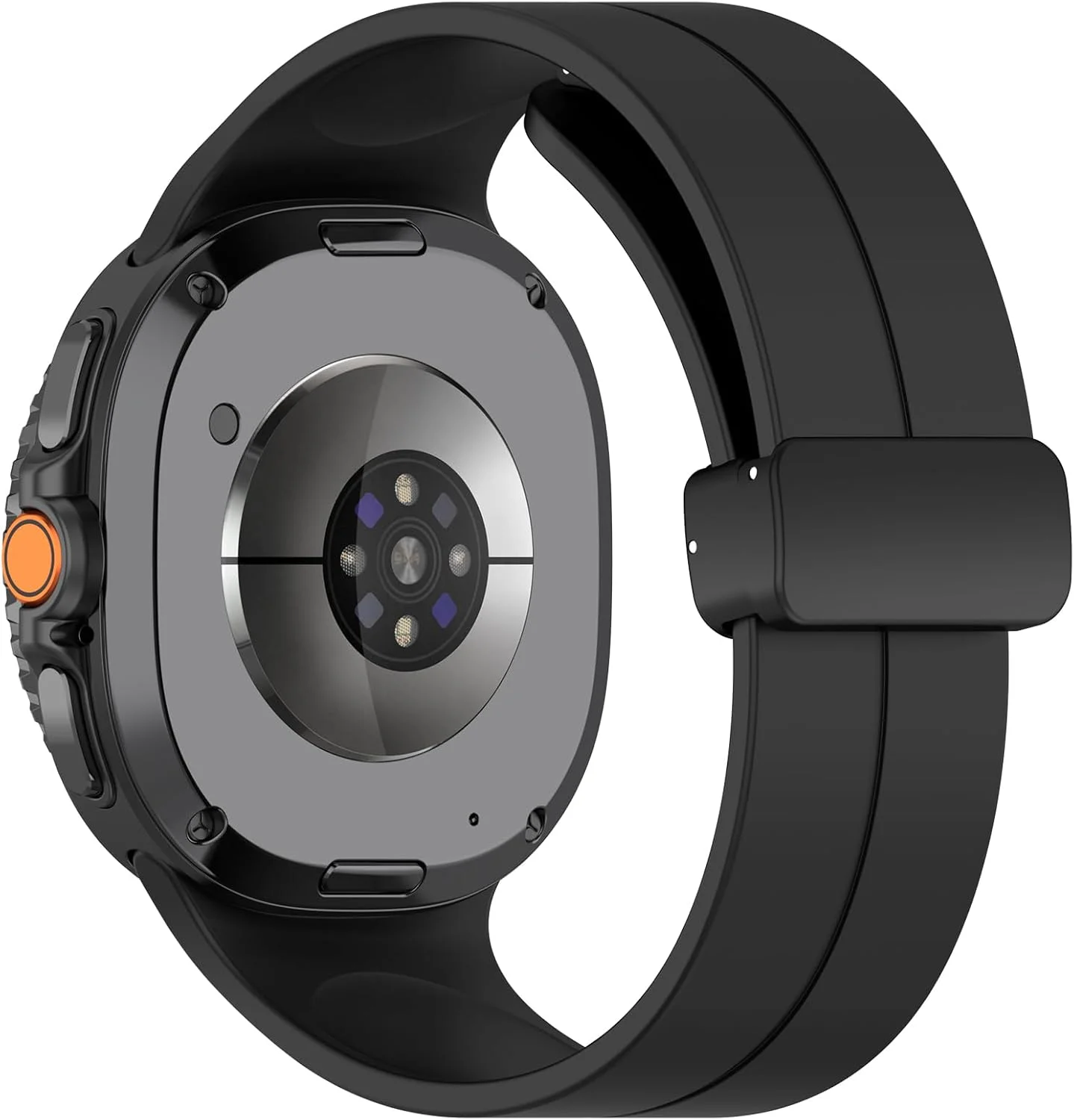 بند مغناطیسی KUTEWEU برای ساعت Galaxy Watch8 سایز 40 میلی‌متر و 44 میلی‌متر، بند اسپرت قابل تنظیم، بند سیلیکونی جایگزین برای ساعت Galaxy Watch8 Classic سایز 46 میلی‌متر، مچ‌بند جایگزین، لوازم جانبی ساعت هوشمند