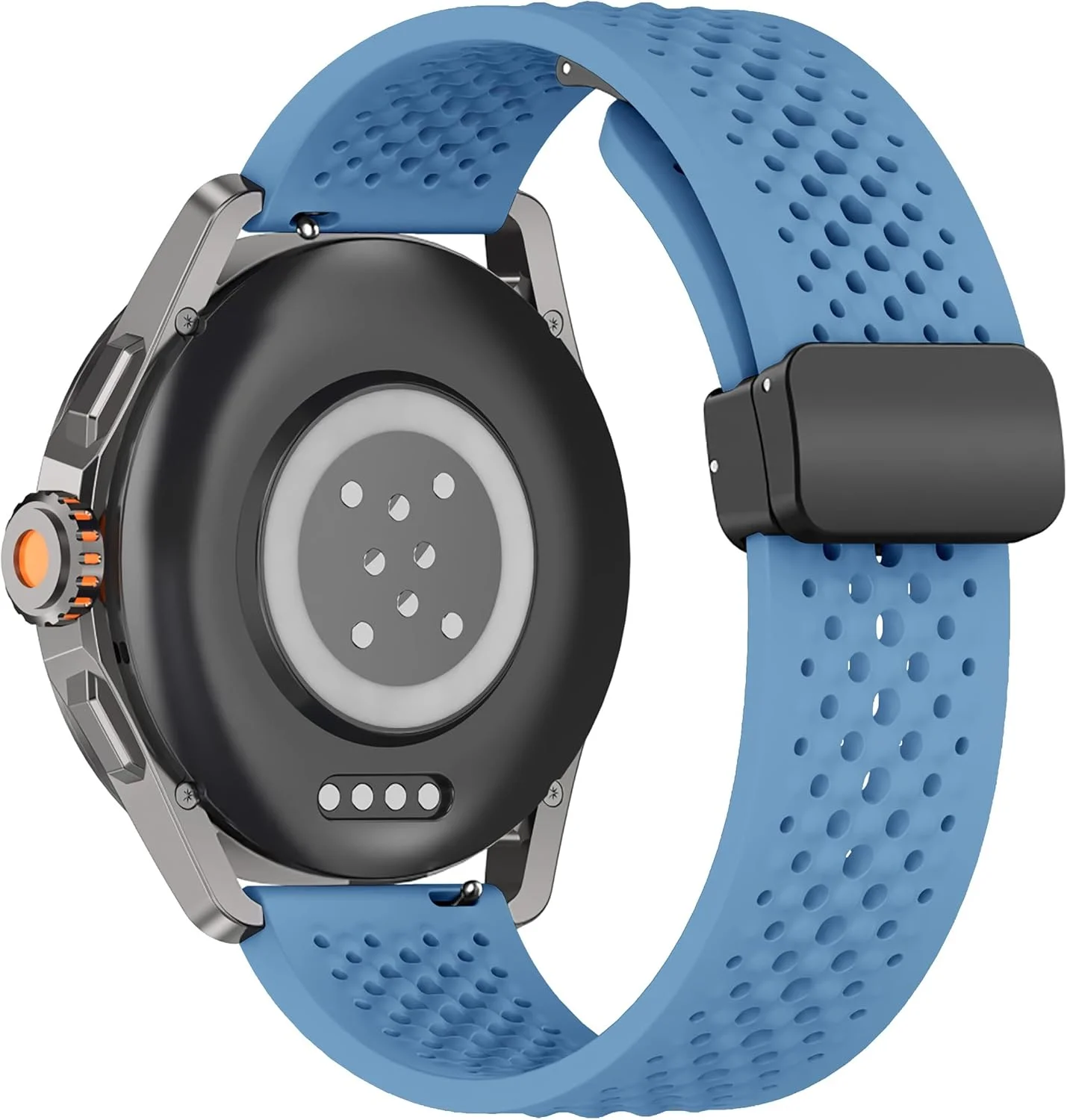 بند مغناطیسی 22 میلی‌متری KUTEWEU برای بند ساعت ورزشی Xiaomi Watch S4، بند ورزشی قابل تنظیم، بند جایگزین سیلیکونی برای Xiaomi Watch S4/Bip 5، بند مچی جایگزین، لوازم جانبی ساعت هوشمند