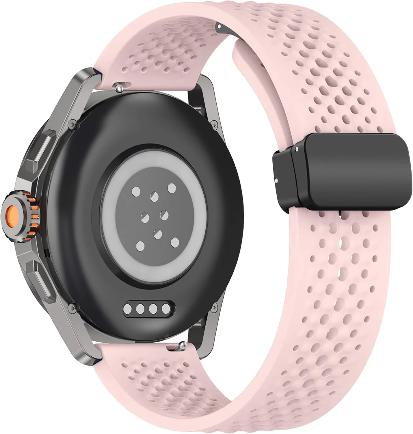 بند مغناطیسی 22 میلی‌متری KUTEWEU برای بند ساعت ورزشی Xiaomi Watch S4، بند ورزشی قابل تنظیم، بند جایگزین سیلیکونی برای Xiaomi Watch S4/Bip 5، بند مچی جایگزین، لوازم جانبی ساعت هوشمند