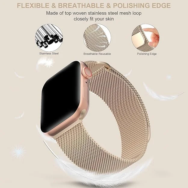 بند ساعت هوشمند HALAMODO مدل Magnetic Loop مناسب برای i-Watch (سایز 38-41mm)