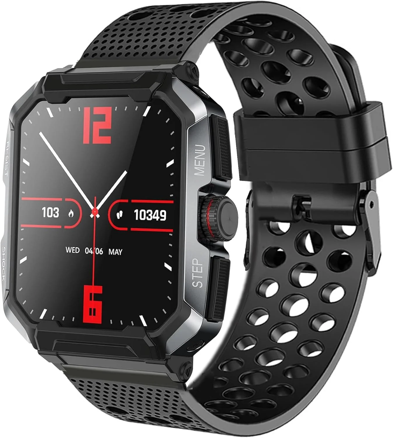 سازگار با بندهای ساعت هوشمند Anyloop، بندهای مچی جایگزین سیلیکونی Lamshaw بند اسپرت با سگک فلزی سازگار برای ساعت هوشمند Anyloop CW01/LA32/ALW47/V3SA