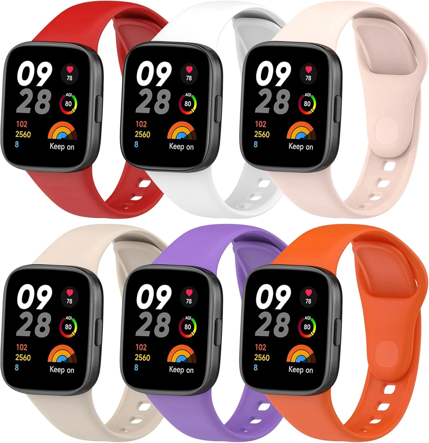 بند ساعت مچی سازگار با Xiaomi Redmi Watch 3، بند سیلیکونی ورزشی، بند ساعت Xiaomi Watch 3، بند جایگزین ساعت هوشمند برای Redmi Watch 3 بند ساعت مچی سازگار با Xiaomi Redmi Watch 3، بند سیلیکونی ورزشی، بند ساعت Xiaomi Watch 3، بند جایگزین ساعت هوشمند برای Redmi Watch 3