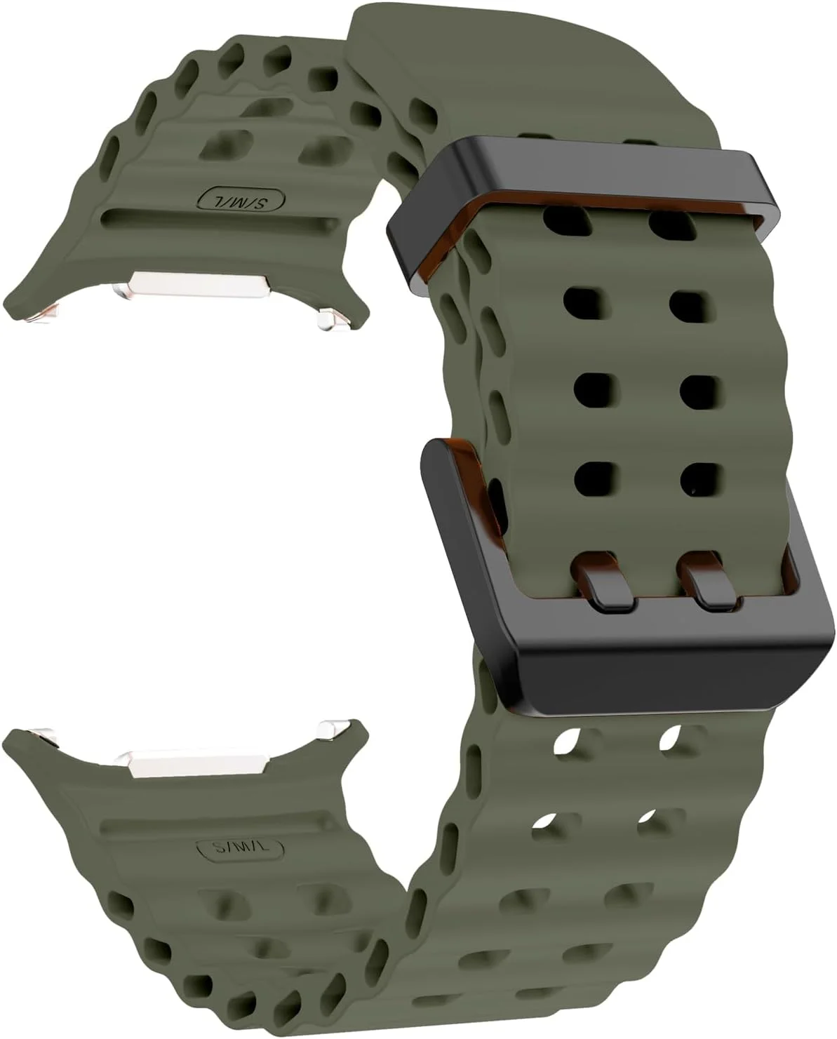 بندهای مناسب برای ساعت سامسونگ گلکسی واچ اولترا 47 میلی‌متری زنانه و مردانه، بندهای جایگزین سیلیکونی اسپرت قابل تنظیم، بند مچی مناسب برای ساعت هوشمند سامسونگ گلکسی واچ اولترا 47 میلی‌متری
