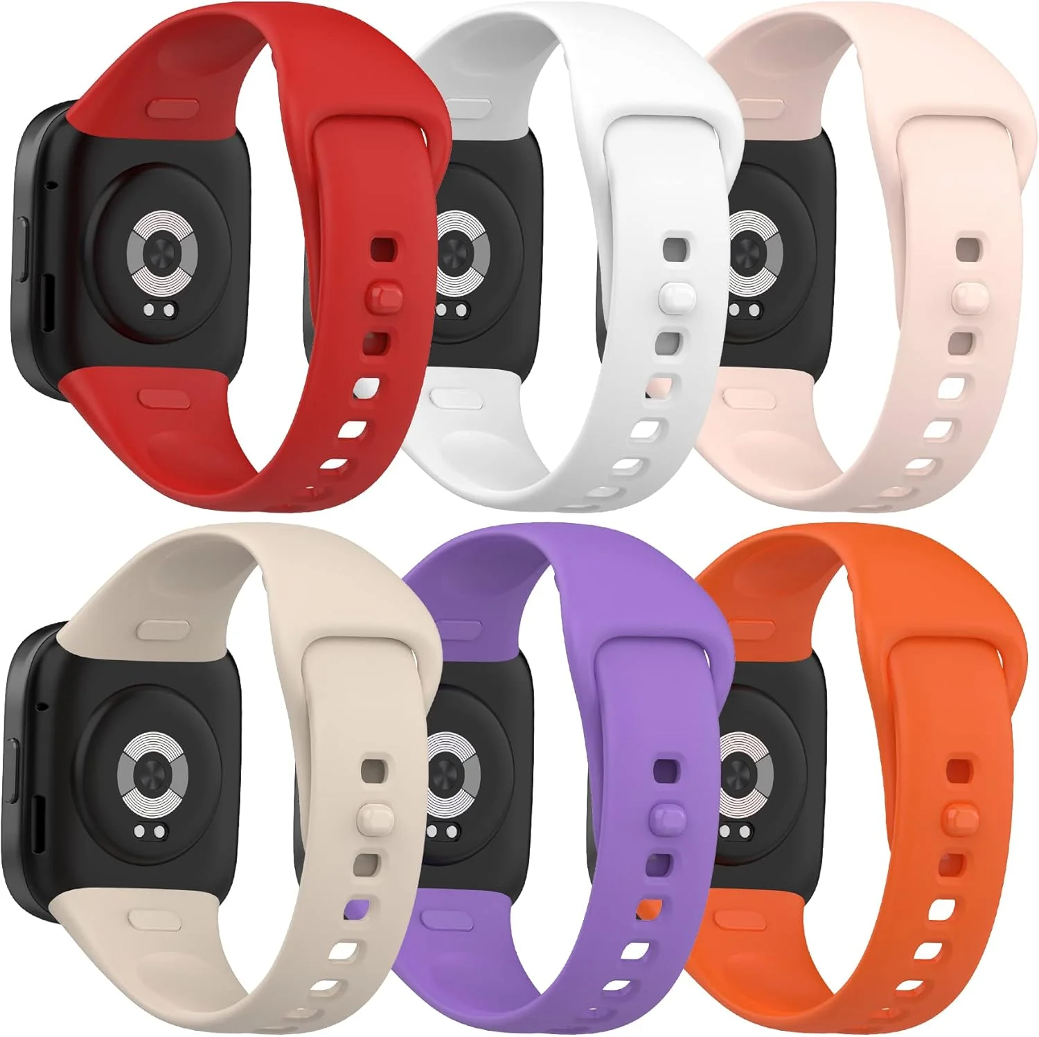 بند ساعت مچی سازگار با Xiaomi Redmi Watch 3، بند سیلیکونی ورزشی، بند ساعت Xiaomi Watch 3، بند جایگزین ساعت هوشمند برای Redmi Watch 3