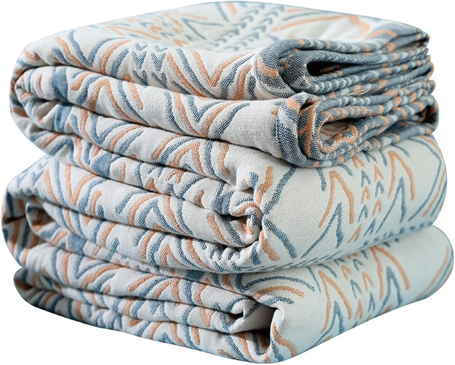 پتو مسافرتی تِدنیدز طرح هندسی مناسب تهویه هوا، لحاف حوله ای، پتو کمپینگ نرم و تنفسی، روتختی و ملحفه تزئینی منزل (100x180 سانتی متر)