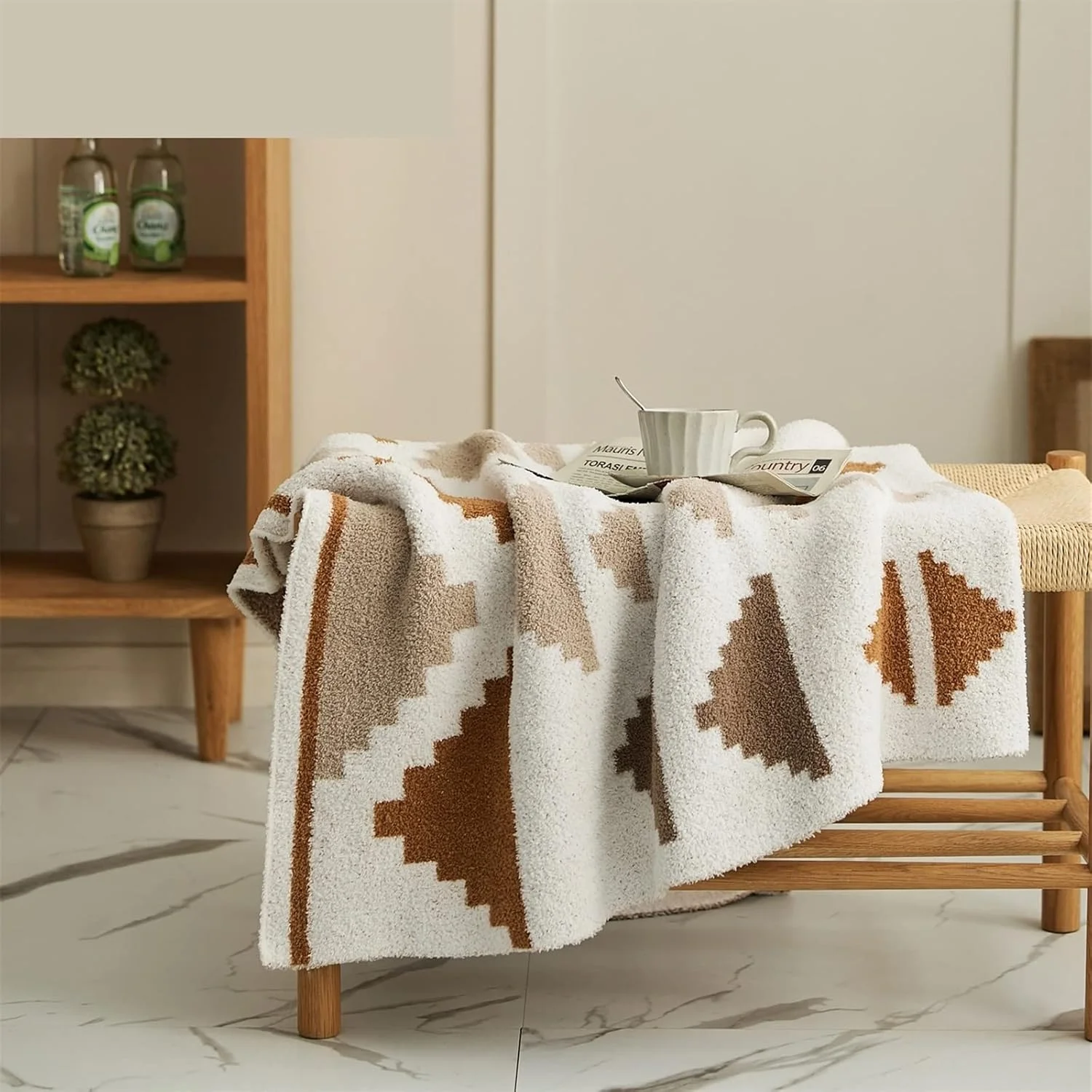 TEDNIDS Throw blanket Fuzzy Plush Plaid Blanket Microfiber Fabric Spring Decoration Fluffy Throws Soft Sofa Bed Bedspread Quilt Blankets