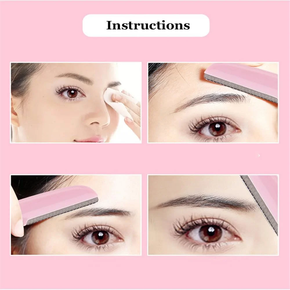 تیغ ابرو GMWARDDF، 3 عدد صورتی، تیغ اصلاح صورت زنانه، ابزار آرایشی تیغ ابرو GMWARDDF، 3 عدد صورتی، تیغ اصلاح صورت زنانه، ابزار آرایشی