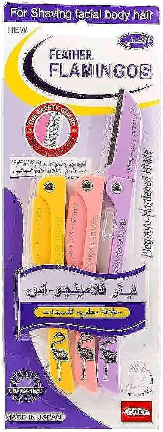 تیغ ابرو فلامینگو پر پلاتینیوم سخت شده مخصوص بانوان