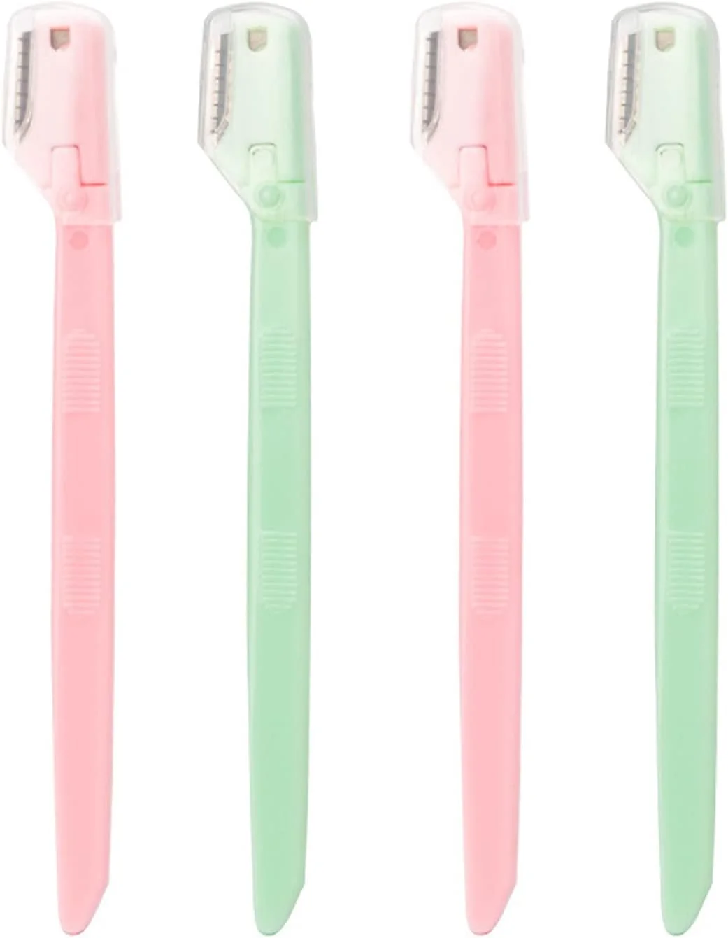 تیغ ابرو، مجموعه 8 عددی تیغ ابرو کوچک چند منظوره لایه بردار درماپلنینگ ابزار پیرایش و اصلاح ابرو و صورت برای زنان و مردان با پوشش دقیق و جعبه نگهداری