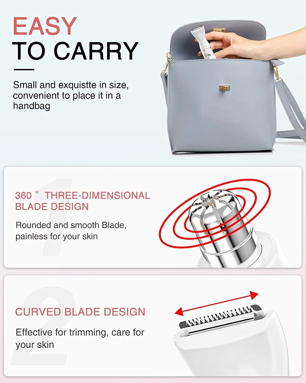 دستگاه اصلاح موی صورت 5 در 1 برقی زنانه، موبر بدون درد ابرو، کیت موبر بیکینی، برای صورت، ابرو، بینی، بازوها، پاها و موهای زائد، قابل شارژ USB و قابل حمل دستگاه اصلاح موی صورت 5 در 1 برقی زنانه، موبر بدون درد ابرو، کیت موبر بیکینی، برای صورت، ابرو، بینی، بازوها، پاها و موهای زائد، قابل شارژ USB و قابل حمل