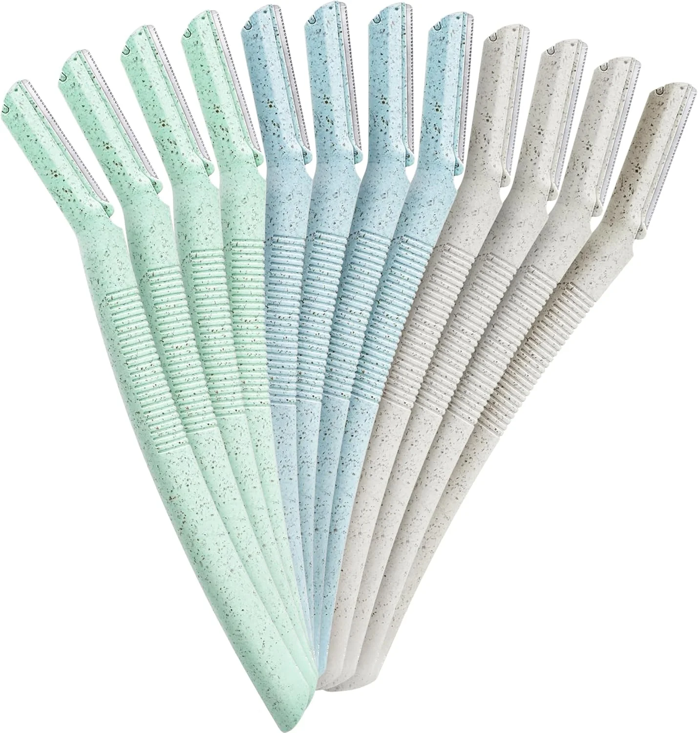 تیغ ابرو و موهای صورت ennva | تیغ اصلاح چند منظوره درماپلینینگ | تیغ های یکبار مصرف - 12 عدد تیغ ابرو و موهای صورت ennva | تیغ اصلاح چند منظوره درماپلینینگ | تیغ های یکبار مصرف - 12 عدد