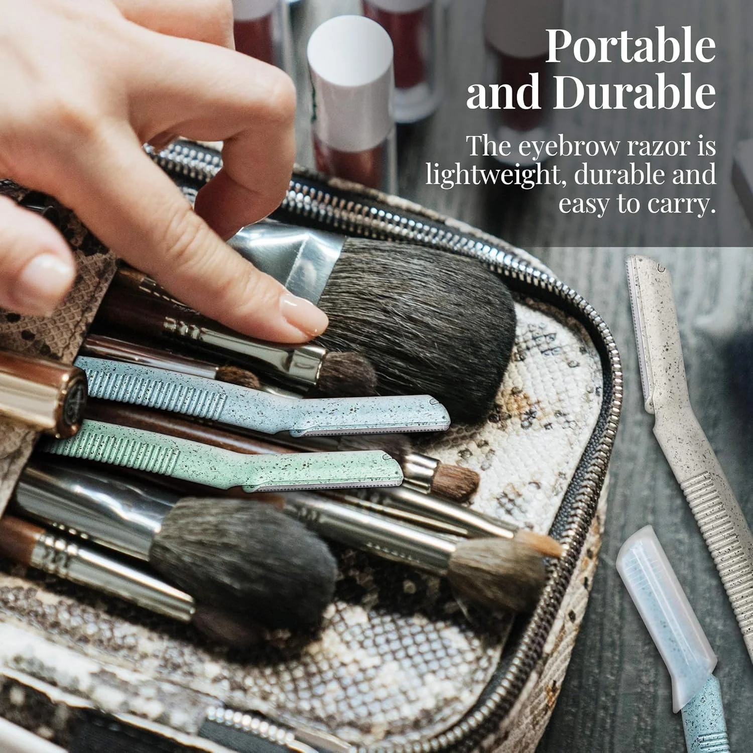 تیغ ابرو و موهای صورت ennva | تیغ اصلاح چند منظوره درماپلینینگ | تیغ های یکبار مصرف - 12 عدد تیغ ابرو و موهای صورت ennva | تیغ اصلاح چند منظوره درماپلینینگ | تیغ های یکبار مصرف - 12 عدد