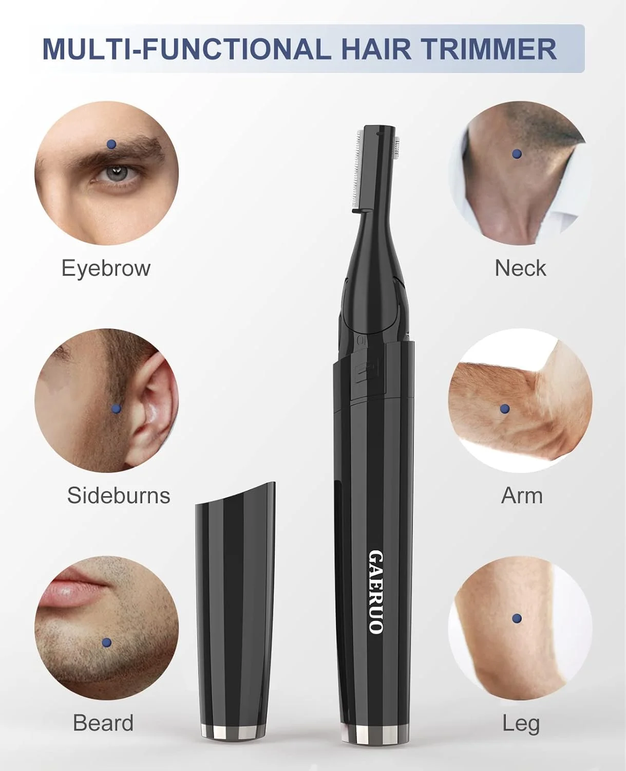 ماشین اصلاح برقی ابرو، کیت اصلاح کننده ابرو قابل حمل بدون درد برای زنان و مردان، ماشین اصلاح موی ابرو با باتری برای صورت لب زیر بغل پا بدن ماشین اصلاح برقی ابرو، کیت اصلاح کننده ابرو قابل حمل بدون درد برای زنان و مردان، ماشین اصلاح موی ابرو با باتری برای صورت لب زیر بغل پا بدن