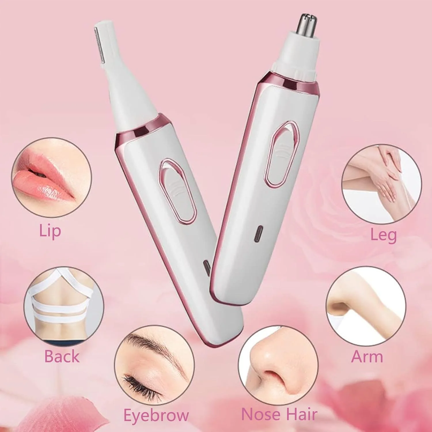 ماشین اصلاح برقی زنانه، ریش تراش، موزن برای صورت، بینی، ابرو، ریش، سبیل، بازو، پا، زیر بغل، بیکینی، ست ماشین اصلاح بدن 4 در 1 قابل شارژ و قابل حمل بدون درد ماشین اصلاح برقی زنانه، ریش تراش، موزن برای صورت، بینی، ابرو، ریش، سبیل، بازو، پا، زیر بغل، بیکینی، ست ماشین اصلاح بدن 4 در 1 قابل شارژ و قابل حمل بدون درد